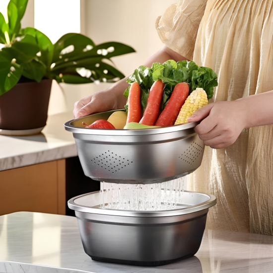 Large Metal Bowl